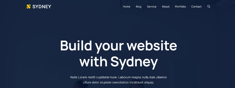 Sydney WordPress Theme