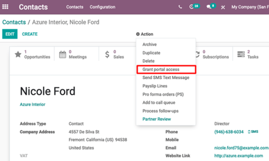 Odoo 17 Customer Portal