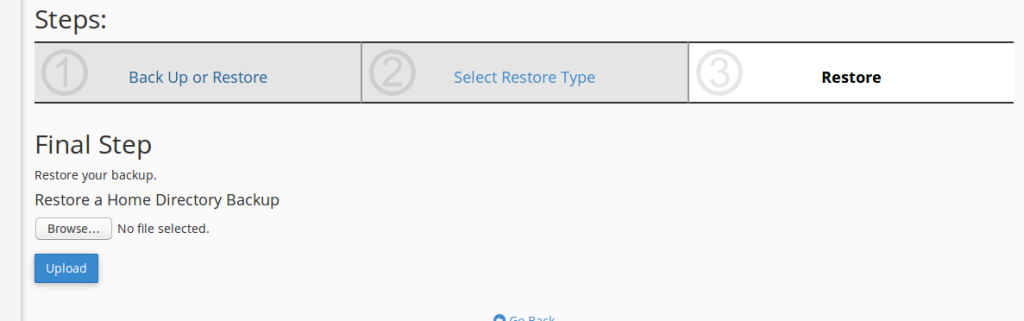 How To Restore Backup In cPanel ?