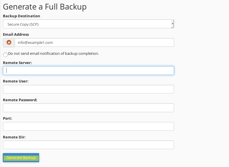 Steps How To Create Backup Of A Website On cPanel ?