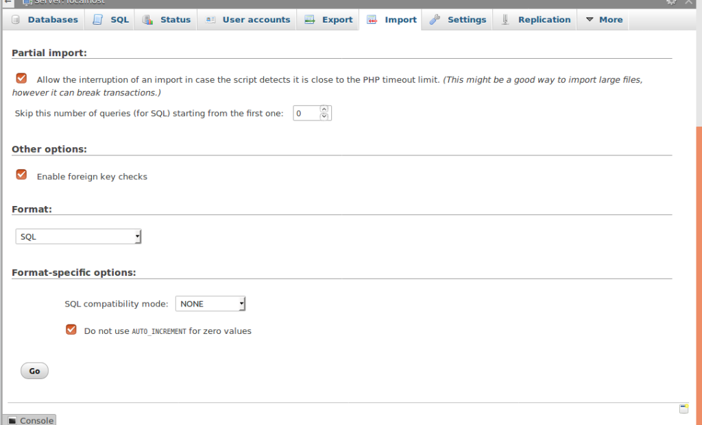 How To Import And Export Database In phpMyAdmin ?