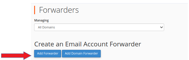 Email Forwarders In cPanel